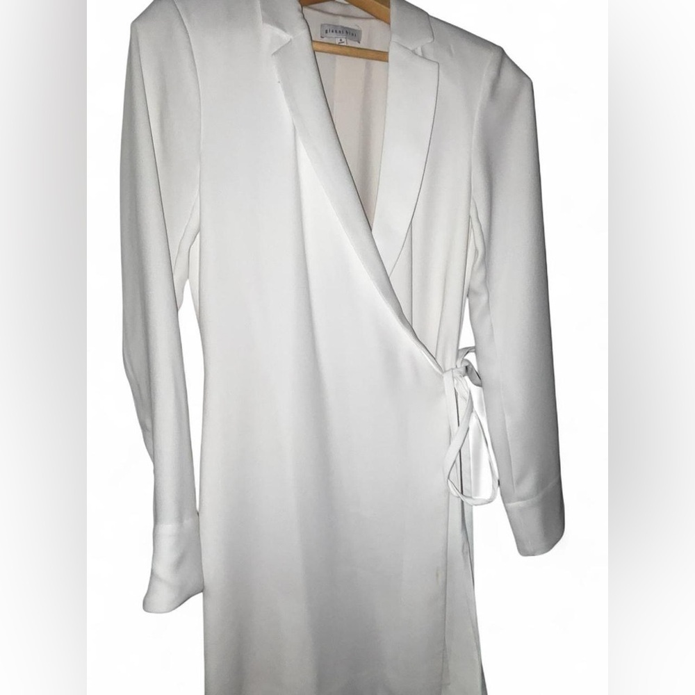 Gianni Bini White Wrap Dress